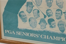 Chi-Chi Rodriguez's Personal 1916-1991 PGA Seniors Champions Framed Limited Ed Piece 16/200