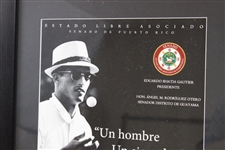 Chi-Chi Rodriguez's Personal Tribute To Chi Chi Rodriguez Oct 24 2013 A Man, An Example, A Legend Framed Poster