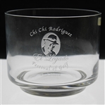 Chi-Chi Rodriguezs Personal El Legado Festival Of Golf 2nd Place Glass Bowl Trophy