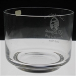 Chi-Chi Rodriguez's Personal El Legado Festival Of Golf 2nd Place Glass Bowl Trophy