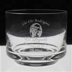 Chi-Chi Rodriguezs Personal El Legado Festival Of Golf 3rd Place Glass Bowl Trophy