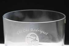 Chi-Chi Rodriguez's Personal El Legado Festival Of Golf 1st Place Glass Bowl Trophy