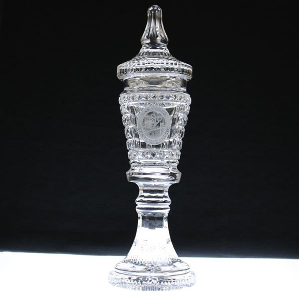 Champion Chi-Chi Rodriguezs Personal 1991 Las Vegas Senior Classic Crystal Winners Trophy