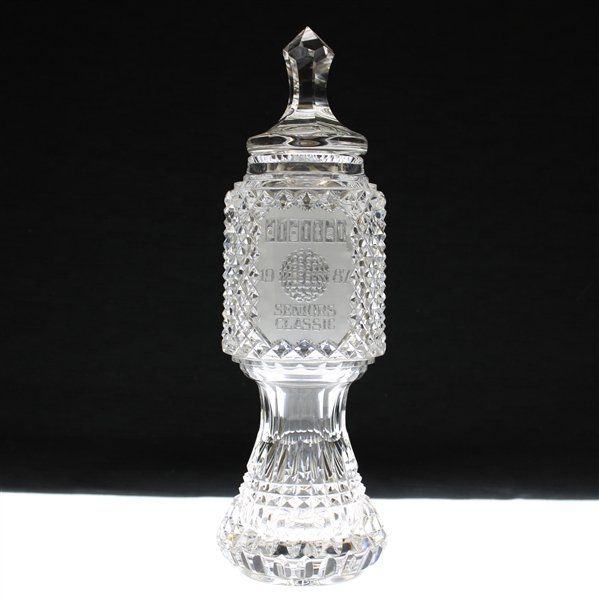 Champion Chi-Chi Rodriguezs Personal 1987 Digital Seniors Classic Crystal Winners Trophy