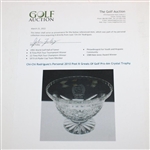 Chi-Chi Rodriguez's Personal 2010 Post It Greats Of Golf Pro-Am Crystal Trophy