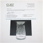 Chi-Chi Rodriguez's Personal 1993 Senior Skins Luna Lani Bay Hotel Glass Vase