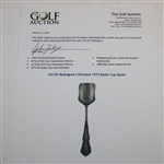 Chi-Chi Rodriguez's Personal 1973 Ryder Cup Spoon