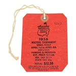 1956 Masters Tournament SERIES Badge #5063 - Jack Burke Winner