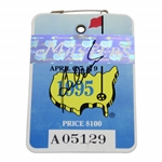 Ben Crenshaw Signed 1995 Masters Tournament SERIES Badge #A05129 JSA ALOA