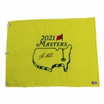 Lee Elder Signed 2021 Masters Embroidered Flag BECKETT #BB49272