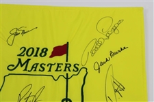 Champ Patrick Reed & Thirteen (13) other Masters Champs Signed 2018 Flag JSA ALOA