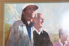 Palmer, Nicklaus, Player & Watson Signed 'Legends of Golf' Skins Game Display JSA ALOA