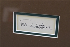 Palmer, Nicklaus, Player & Watson Signed 'Legends of Golf' Skins Game Display JSA ALOA