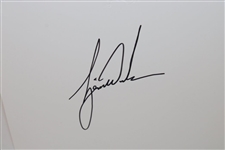 Tiger Woods Signed 2001 Masters Champion Dinner Menu - Night of Win! JSA ALOA