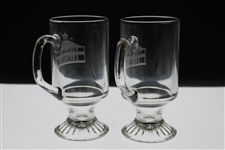 Pair of Augusta National Clubhouse Logo Coffee Glasses