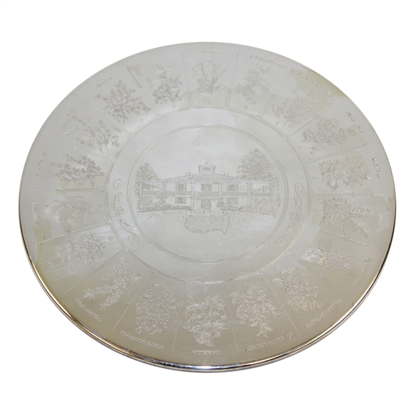 Augusta National Golf Club Clubhouse with Hole Names Trivet