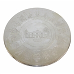 Augusta National Golf Club Clubhouse with Hole Names Trivet