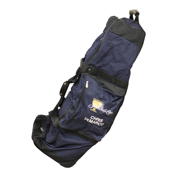 Chris DiMarcos Personal The Presidents Cup Team USA Large Navy Travel Bag