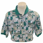 Chi-Chi Rodriguezs Personal Green, Gold & White Shirt with Toyota Sponsor