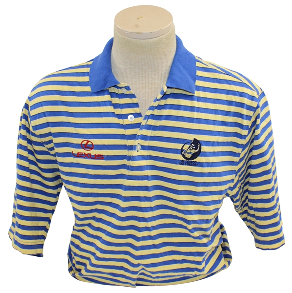 Chi-Chi Rodriguezs Personal El Legado Golf Resort Blue/Yellow Shirt with Lexus Sponsor