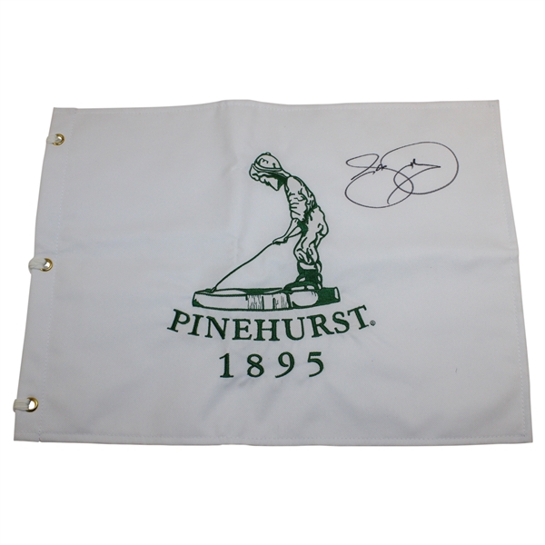 Jason Day Signed Pinehurst 1895 Embroidered White Flag JSA ALOA