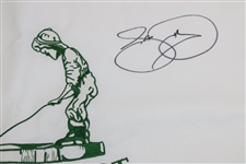 Jason Day Signed Pinehurst '1895' Embroidered White Flag JSA ALOA
