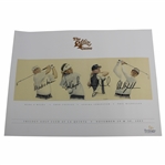 Phil Mickelson, OMeara, Couples & Annika Signed 2003 The Skins Game Poster JSA ALOA