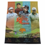 Tiger Woods, Phil Mickelson, OMeara & Couples Signed 2002 The Skins Game Poster JSA ALOA