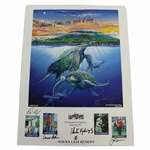 Arnold Palmer, Jack Nicklaus, Chi-Chi & Floyd Signed 1993 The Senior Skins Game Poster JSA ALOA