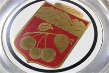 '1922' Cherry Hills Country Club Logo Wilton Pewter Golf Plate 