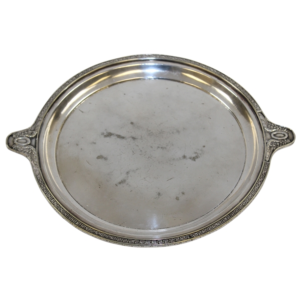 Vintage 1925 Olympic Club Logo International Silver Soldered Golf Tray Plate 