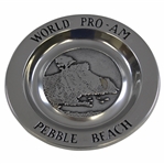 1970 Pebble Beach World Pro-Am Wilton Pewter Golf Trophy Plate 