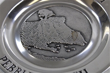 1970 Pebble Beach World Pro-Am Wilton Pewter Golf Trophy Plate 