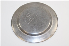 1970 Pebble Beach World Pro-Am Wilton Pewter Golf Trophy Plate 