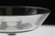1972 Pine Valley Golf Club Val St Lambert Crystal Golf Candy Dish Trophy 