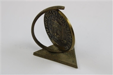 1922-1972 Cherry Hills Country Club 50th Golden Ann. Bronze Balfour Paperweight