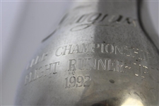 1992 Sawgrass Golf Championship Flight Runner-Up Pewter Golf Pitcher Trophy 