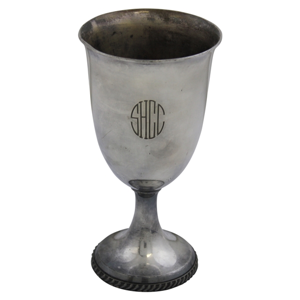 Circa 1970 Southern Hills Country Club Silver Plated Golf Goblet Trophy 