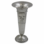 1956 Wiffy Cox Sterling Silver Golf Trophy Won by Mrs. Elva Beck