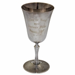 1971 Winged Foot A Day of Golf With Johnny Pott Golf Goblet Trophy 