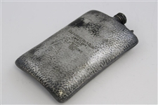 1930 Canterbury GC Silver Plated Junr. Flight Cass B Golf Trophy Flask Won by G.F. Burrows