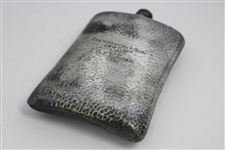 1930 Canterbury GC Silver Plated Junr. Flight Cass B Golf Trophy Flask Won by G.F. Burrows