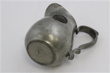 1971 The Kittansett Club August Orgy Pewter 5oz Golf Creamer Pitcher Trophy 