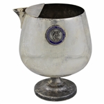 1971 Congressional Country Club Silver Plated Flight Consolation Member Guest Pitcher Trophy 