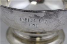 1955 Lehigh Country Club Silver on Copper Golf Trophy Bowl