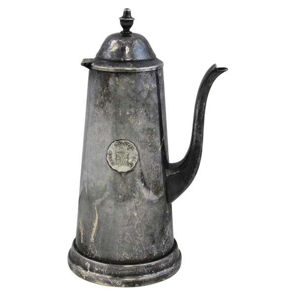 1930 Salem Country Club Silver on Copper Golf Teapot Trophy - Donald Ross Course