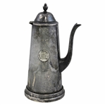 1930 Salem Country Club Silver on Copper Golf Teapot Trophy - Donald Ross Course