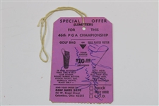 Tony Lema, Player & Others Signed 1964 PGA Championship at Columbus CC Ticket JSA ALOA