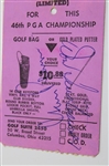 Tony Lema, Player & Others Signed 1964 PGA Championship at Columbus CC Ticket JSA ALOA