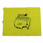 Scottie Sheffler Signed 2022 Masters Embroidered Flag JSA #AB50441